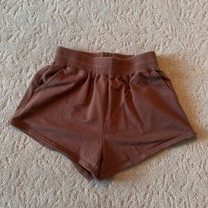 Brown Casual Shorts